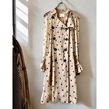 3.1 Phillip Lim Dot Pattern Sheer Trench Coat