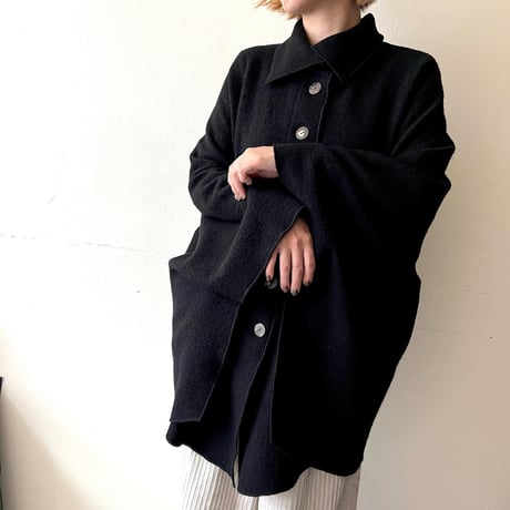yaccomaricard Wool Cape Coat