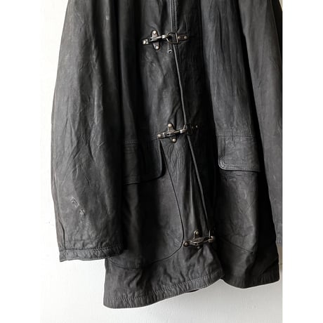 90's Euro Vintage "vera pelle" Leather Fireman JKT (made in Italy)