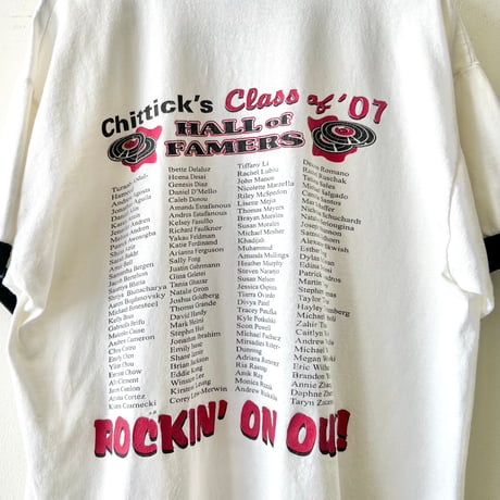 00's Rocks Print Ringer Tee