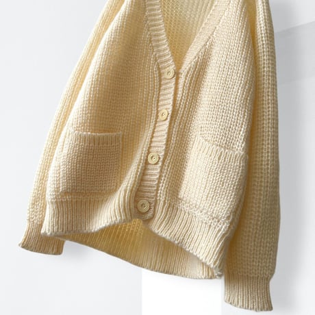 Vintage Design Button Knit Cardigan
