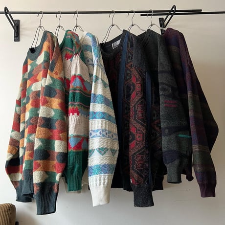 90's Euro Fairisle Pattern Knit Sweater