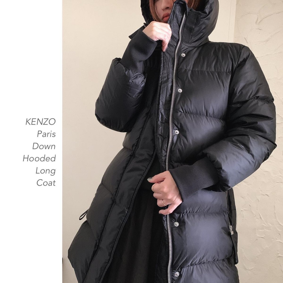 KENZO Paris Down Hooded コート | Taffee online store KENZO Paris Down Hooded コート | Taffee online store