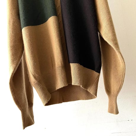 Vintage Switch Design V-neck Knit Sweater