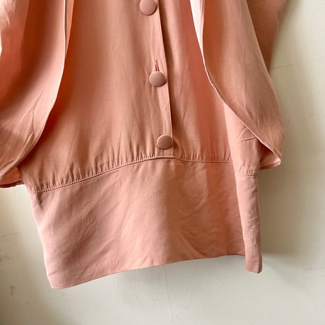 Euro Vintage Layered Design Dolman Sleeve Dress (made in France)