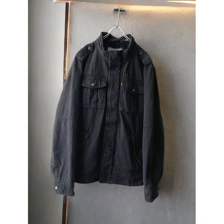 Levi's Black Dyed M-65 type Boa JKT