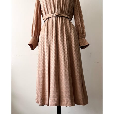 Vintage NINA RICCI Geometric Pattern Dress
