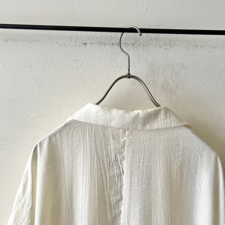 Rayon Over Silhouette Half Sleeve Shirt JKT