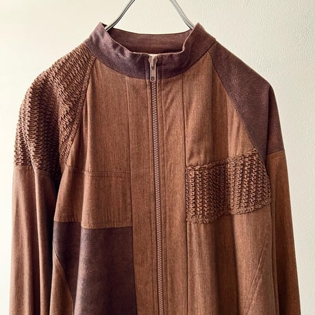 US Vintage Switch Design Zip-up JKT