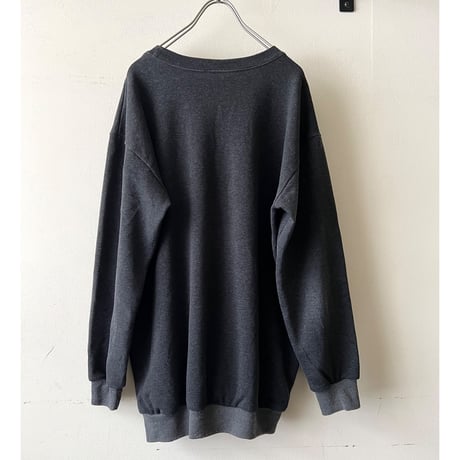 90's DKNY College Type Logo Print Sweat (made in USA)