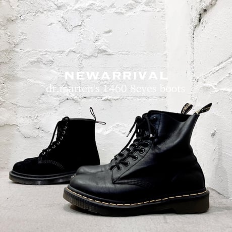 Dr.Marten's 1460 Suede Side-zip 8eye Boots