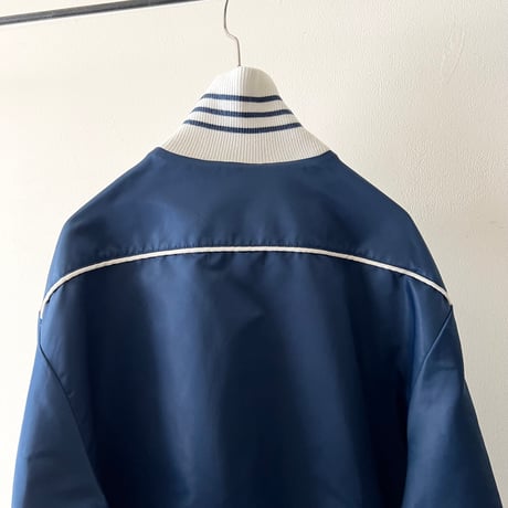 00's adidas Originals Logo & 3Line Design High Neck Nylon JKT