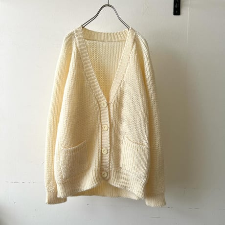 Vintage Design Button Knit Cardigan