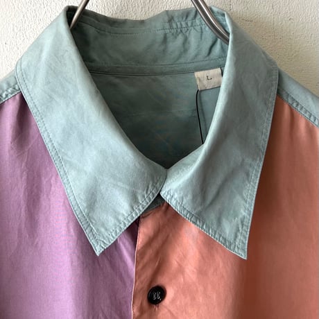 Euro Vintage Crazy Pattern Silk Shirt