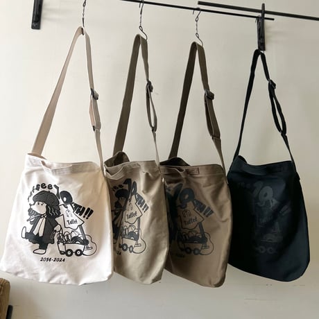 Taffee 10th anniversary goods " LP size 2way Tote Bag "