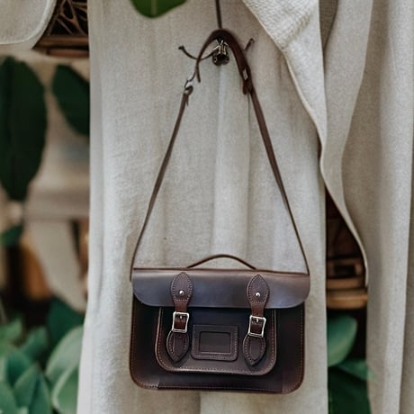 The Leather Satchel Co. 2way Leather Shoulder Bag (made in Liverpool ,England)