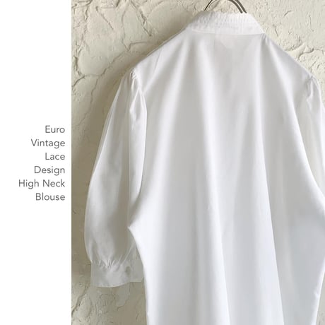Euro Vintage Lace Designブラウス