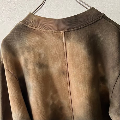 Earth Color Tie-dye Short Sweat