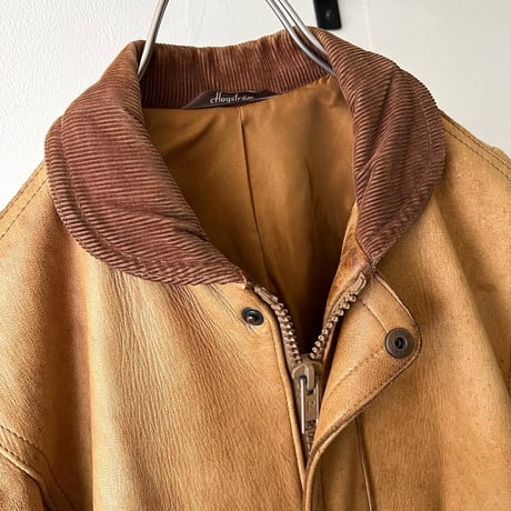 60's Euro Vintage Craft Leather JKT (made in Finland)