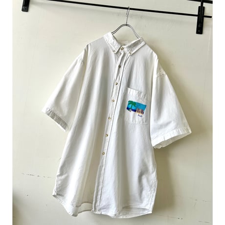 90's Aruba Beach Back Print Shirt