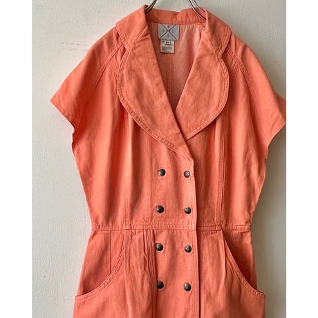 Old FENDI French Sleeve Denim Dress (made in Italy)
