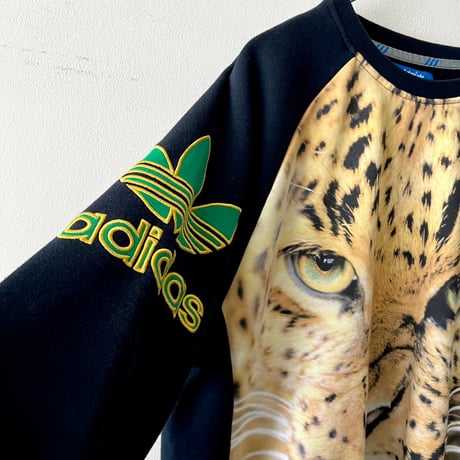 adidas originals Leopard Face Print Logo Sweat