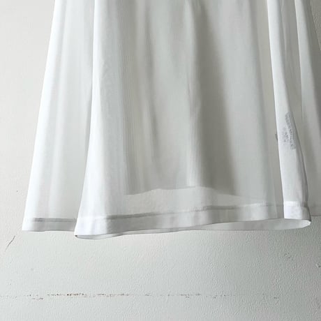 ISSEY MIYAKE Round Neck Sheer Cut and sewn