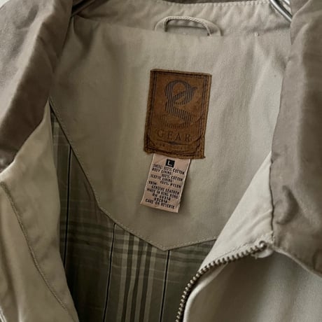 90's Gear for sport Embroidery Logo Drizzler JKT