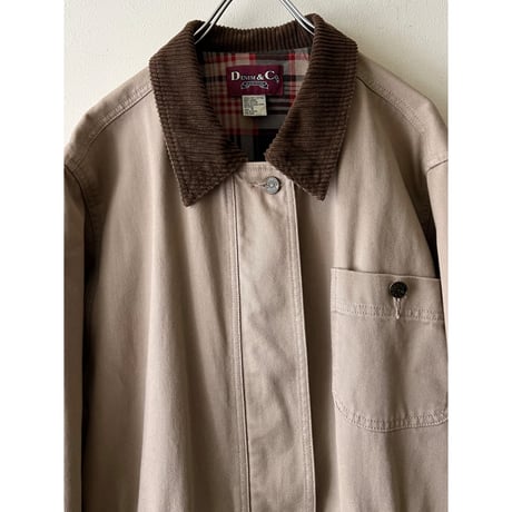 90's Denim & co. Corduroy Collar Hunting JKT