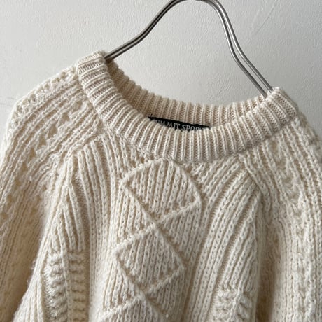Vintage Short Aran Knit (made in Britain)