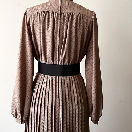 Vintage Dot Pattern Frill Design Dress