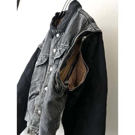 Euro Vintage 2way Denim JKT