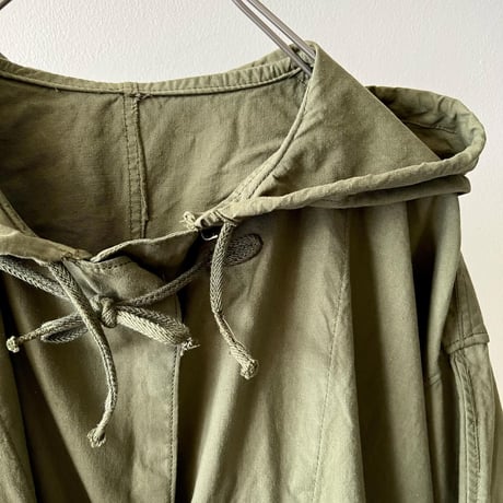 "Olive Drab Dye Remake" Italian Army Snow camo Parka (deadstock)