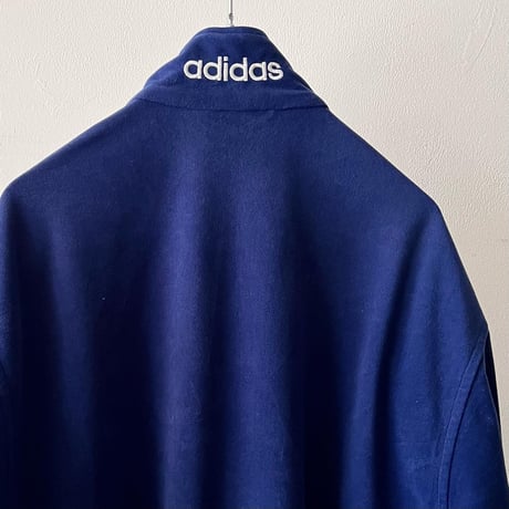 90's  adidas "the world of sport one" Velours Track JKT