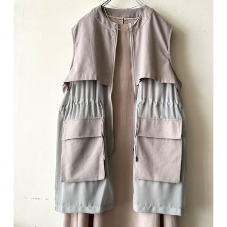Greige & Gray Design Sheer Vest