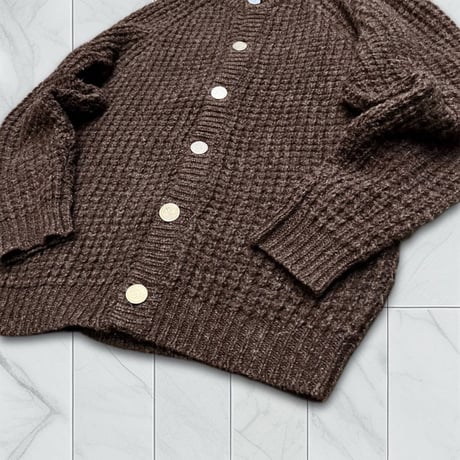 Euro Vintage Aran Knit Cardigan