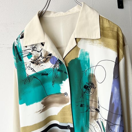 Vintage Art Pattern Shirt Blouse