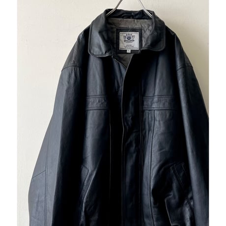 Euro Vintage Leather Zip JKT
