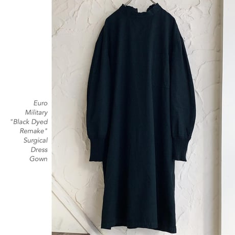 Euro Military "Black Dyed"バックリボンワンピース