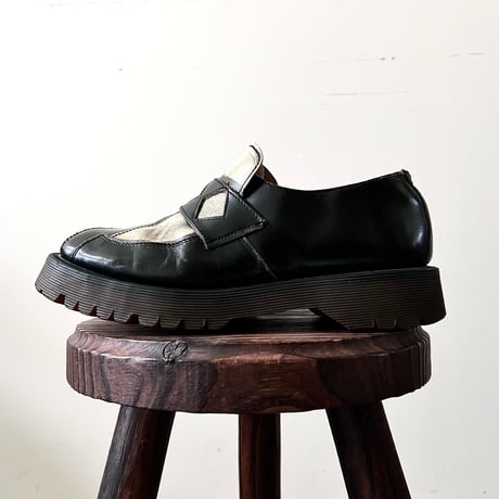 Dr.Marten's "monochrome"Design Leather Loafer (made in England)