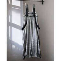 Metallic Color 2way Jumper dress