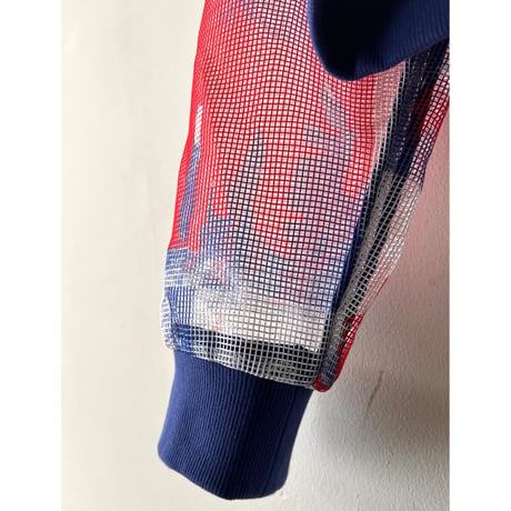 MIDIUMISOLID (jp) Cityscape Pattern Mesh Short JKT