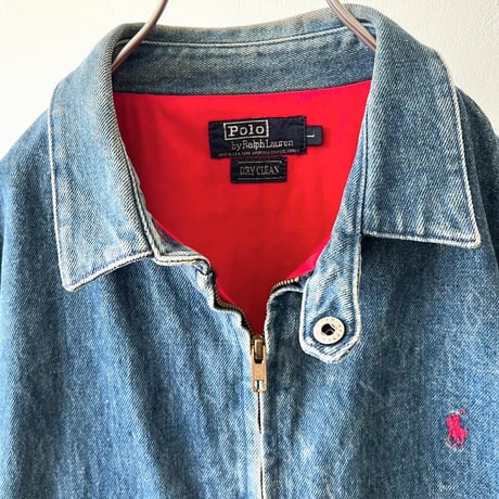 90's Polo Ralph Lauren Denim Drizzler JKT (made in USA)