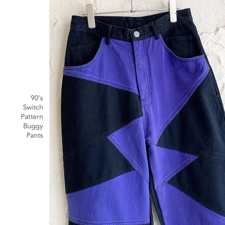 90's Switch Pattern High Waistパンツ