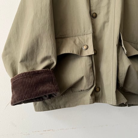 Corduroy Collar Short Hunting JKT