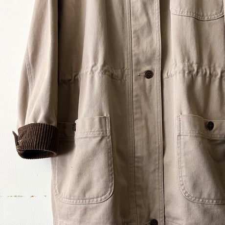 90's Denim & co. Corduroy Collar Hunting JKT