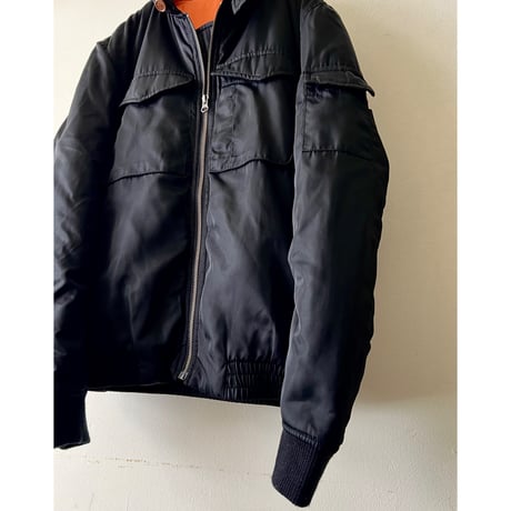 MA-1 type Cloth Zip up Shirt JKT