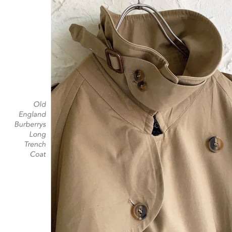 90's England Burberrys Longトレンチコート