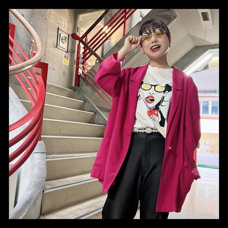 80-90's US "PINK" Color Big Easy Tailored JKT