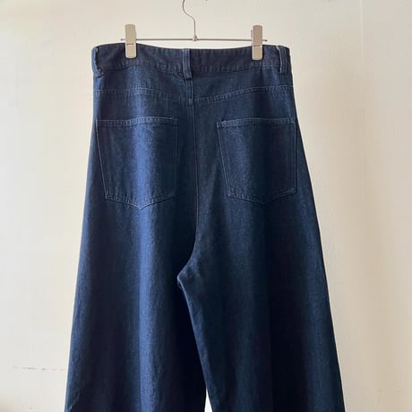 Denim Wide Flare Pants